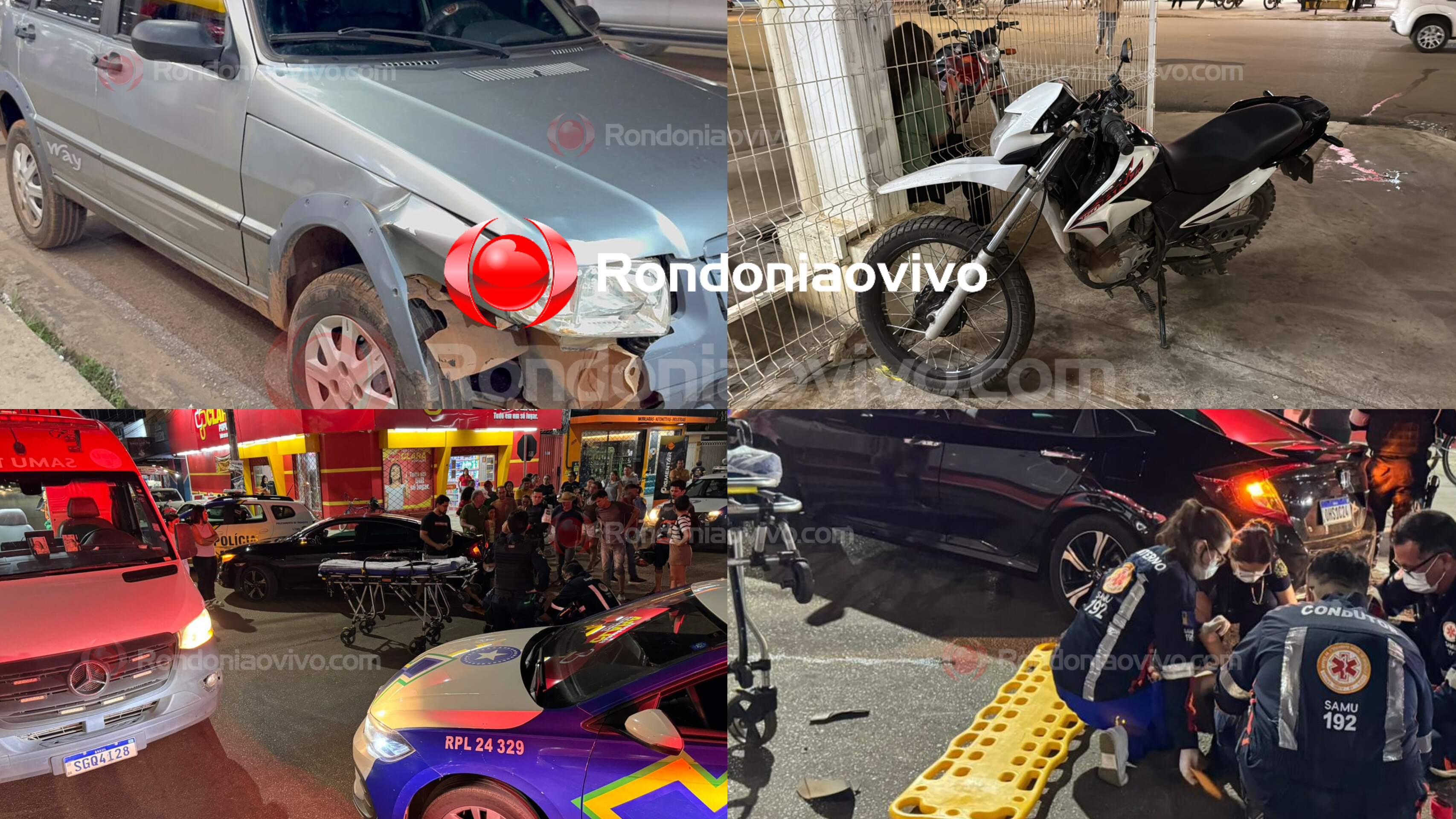 URGENTE: Casal sofre grave acidente em batida entre três veículos 