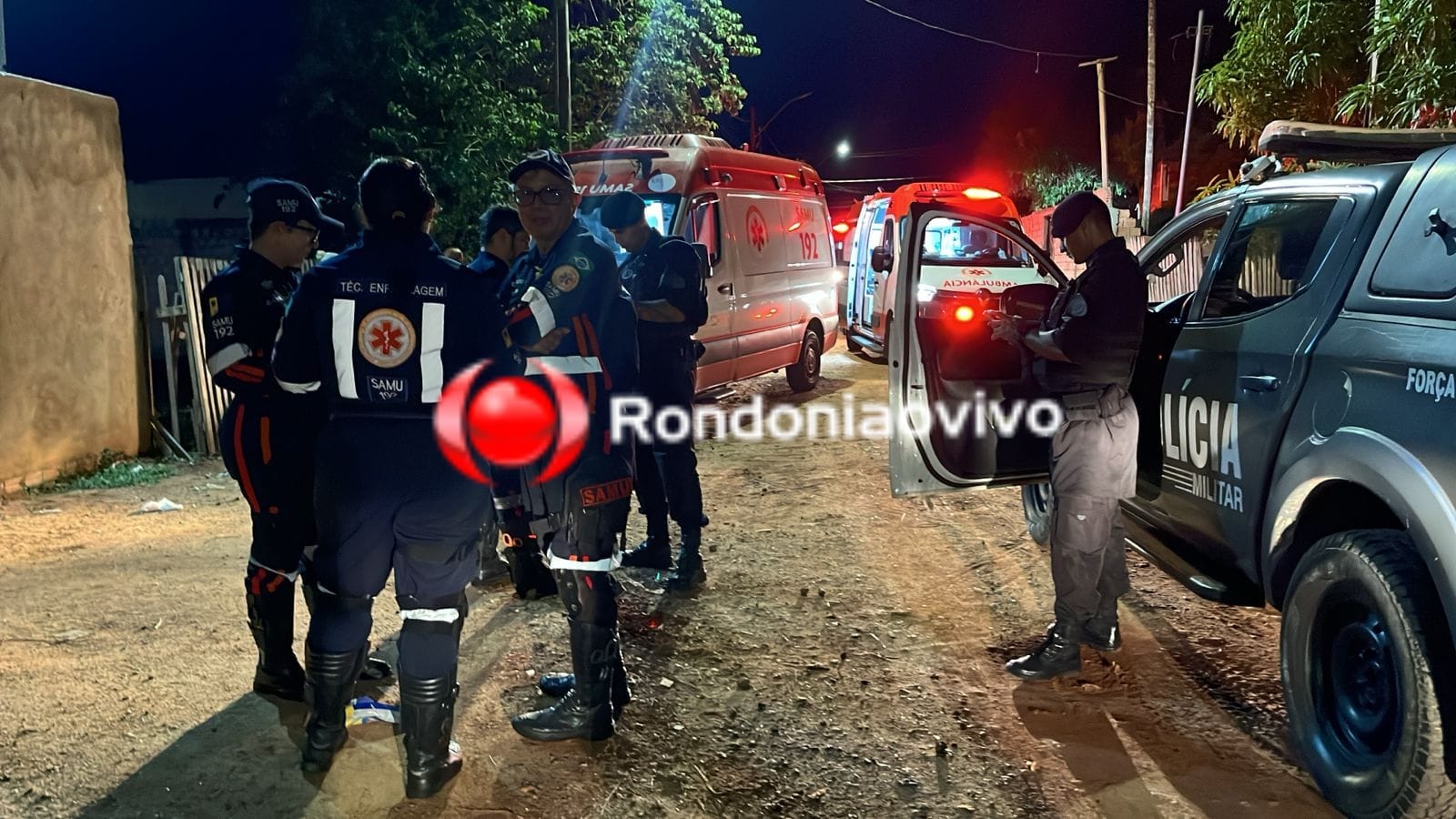 Ambulância do SAMU é apedrejada em Porto Velho 