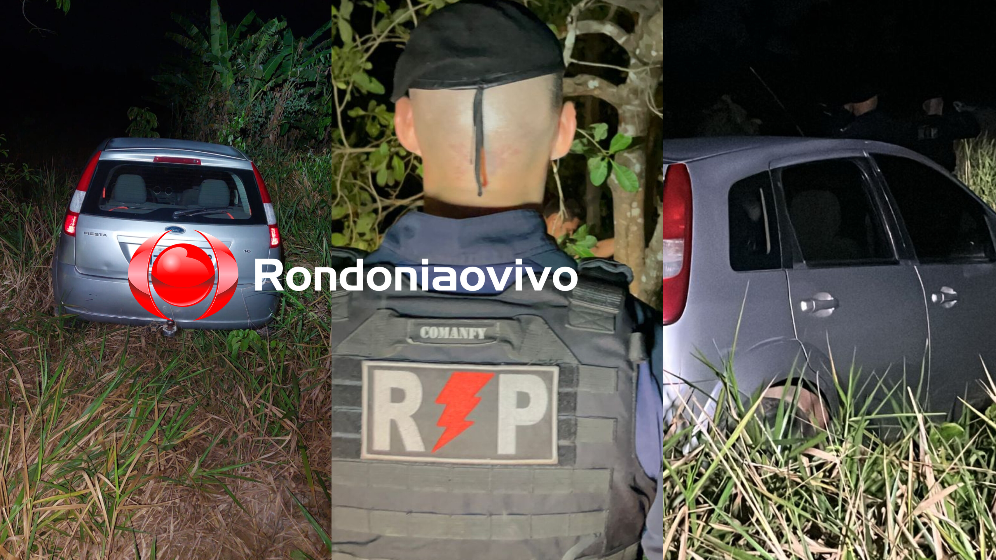 ATUAÇÃO: Carro roubado de idoso que ficou amarrado é recuperado por equipe do sgt Machado 