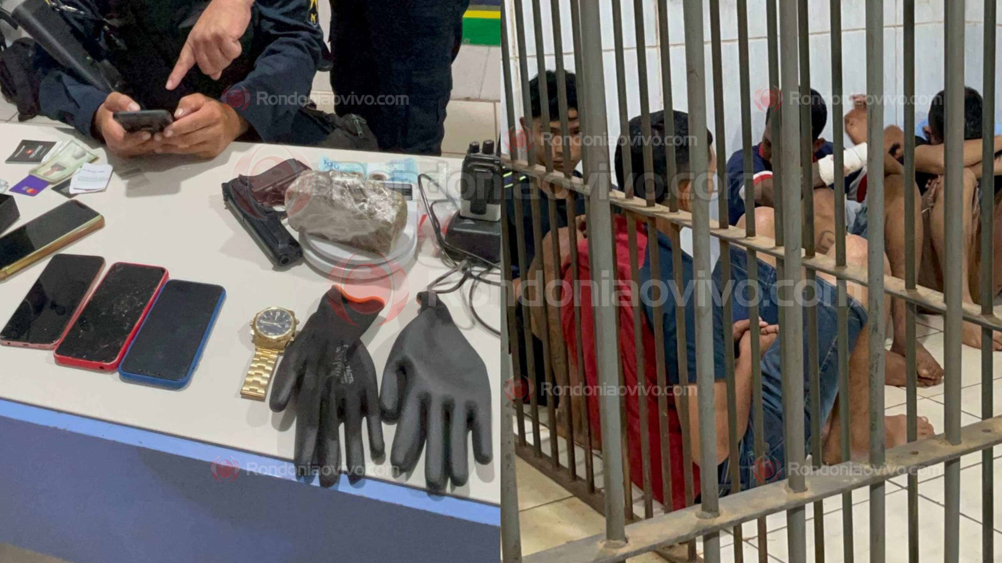 'BOCA DO SAMUEL': Quarteto é preso por tráfico de drogas em residência 