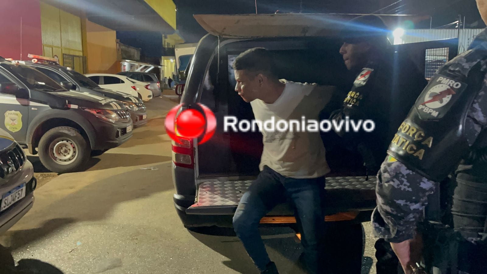 TIROTEIO: Apenado preso com arma ia vingar ataque contra mulher que perdeu o bebê 