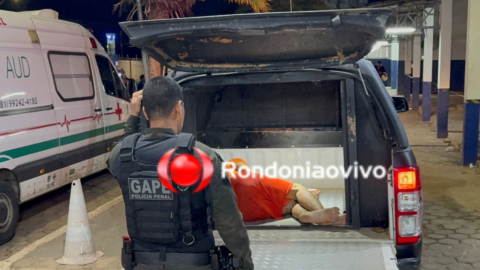 URGENTE: Apenado engole drogas e passa mal durante operação do GAPE no 603