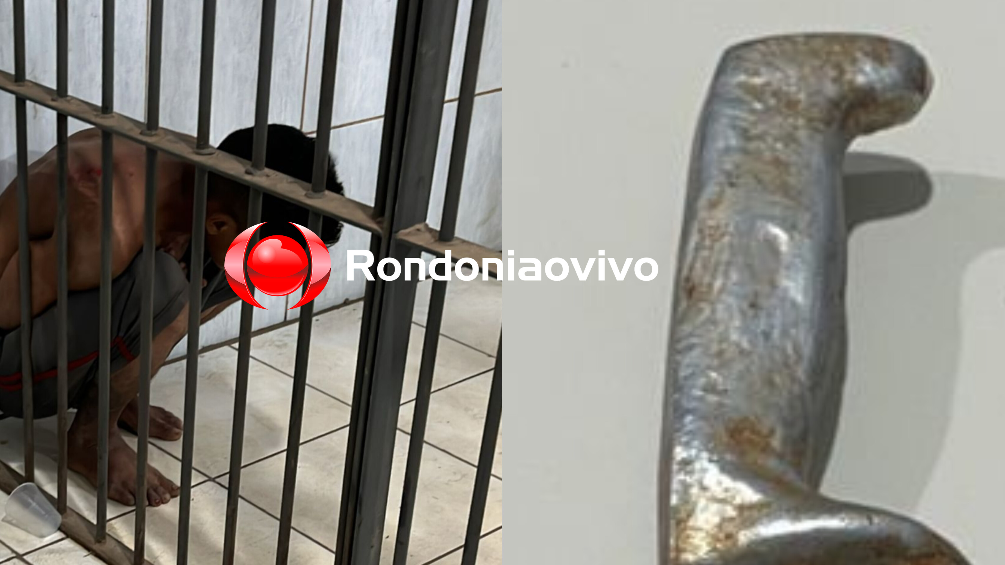 MUITO ALTERADO: Filho é preso após causar destruição em residência e ameaçar matar a própria mãe 