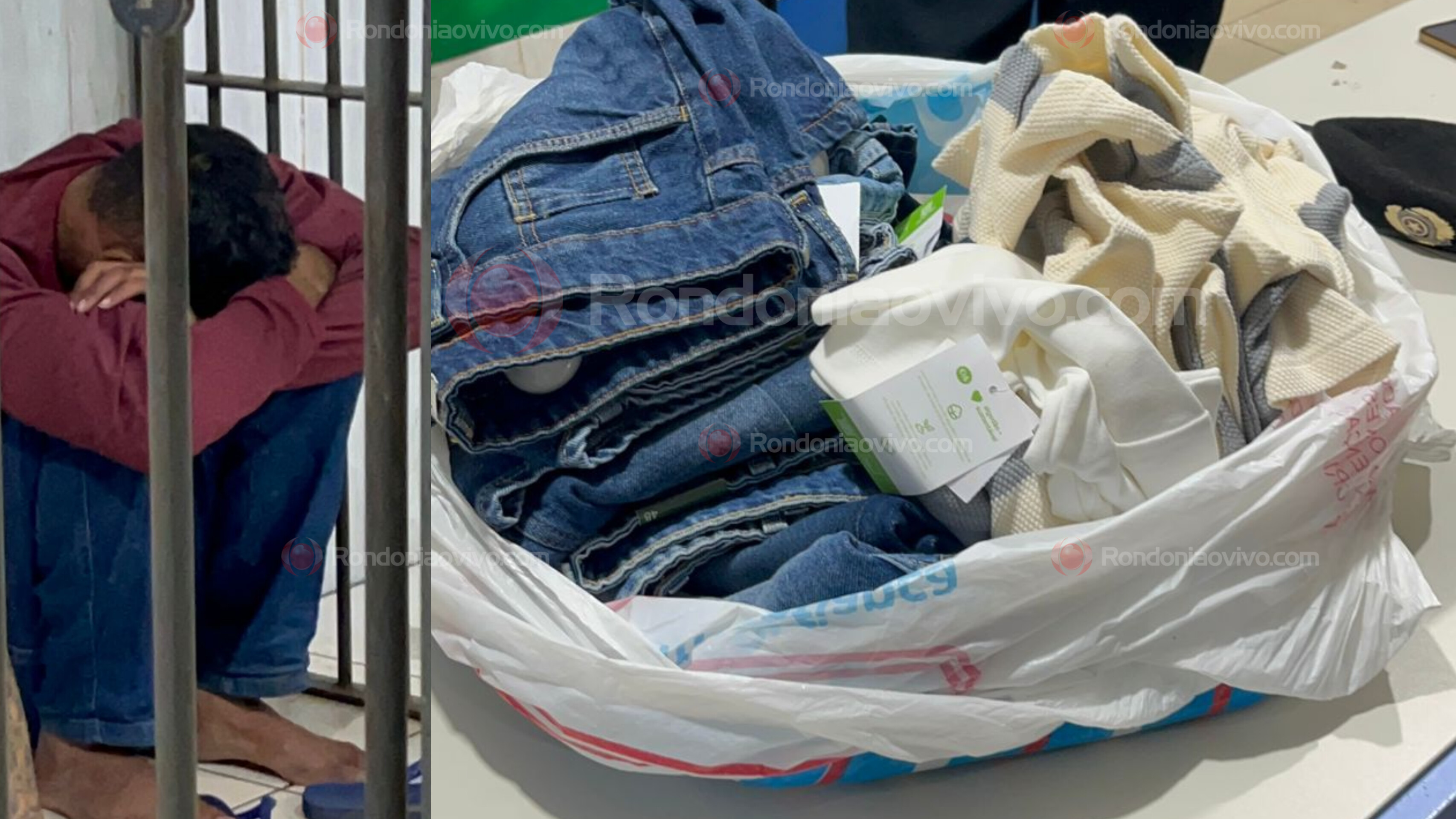 SHOPPING: Homem é preso por furtar 18 peças de roupas na loja C&A