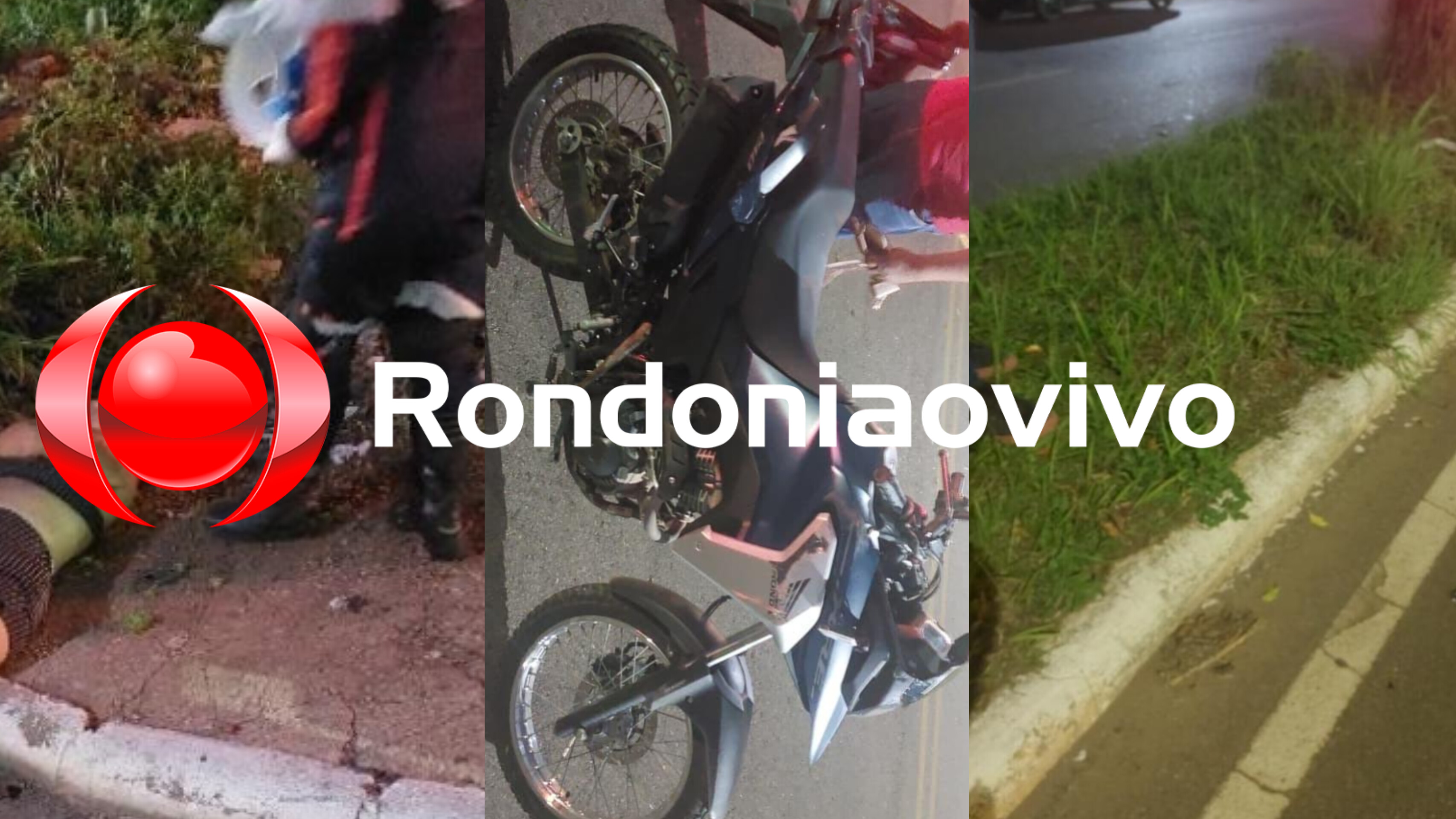  NA CURVA: Passageira de moto é intubada após grave acidente na Rio Madeira 