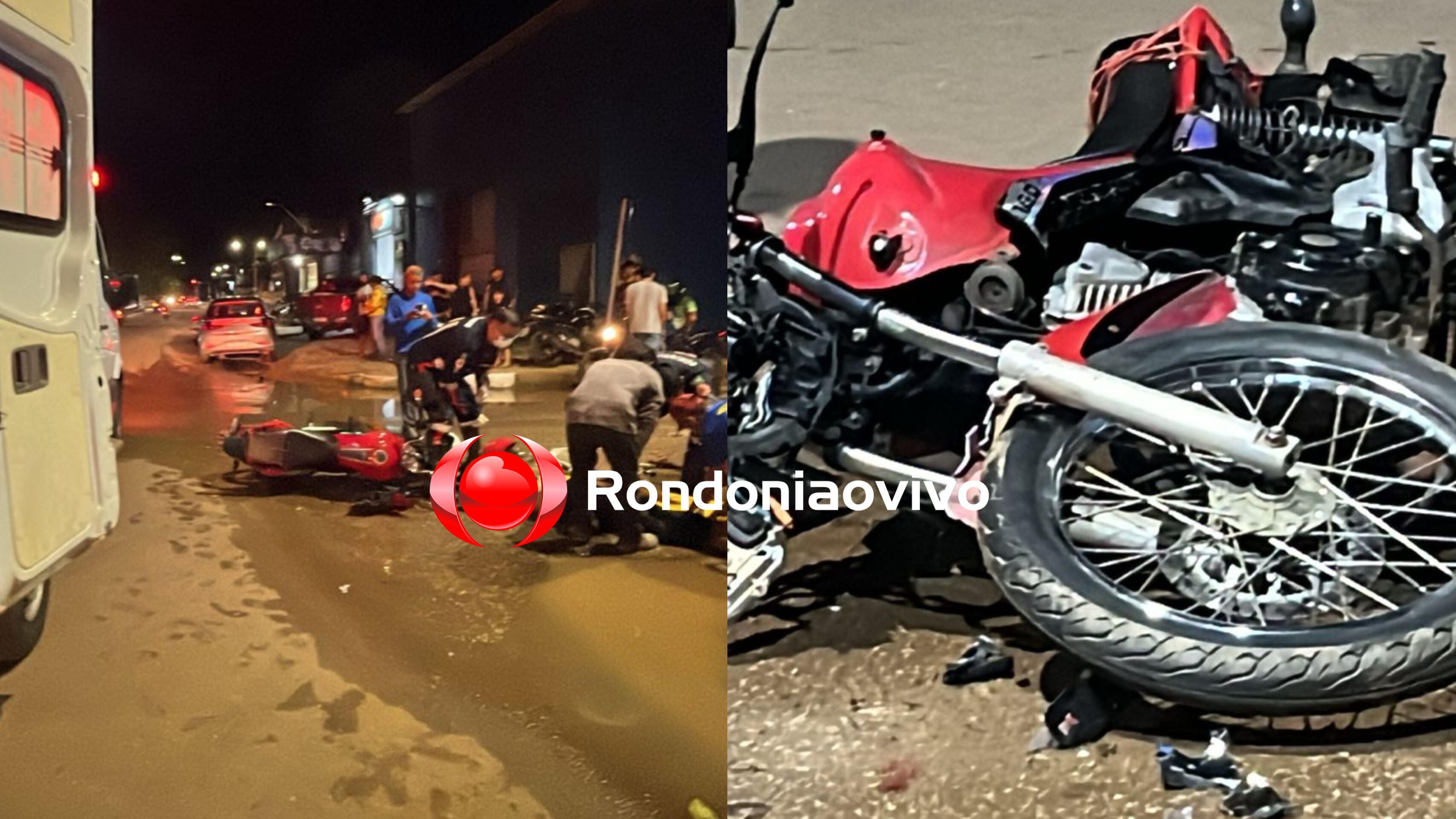 URGENTE: Motoboy fica gravemente ferido e motorista foge sem prestar socorro 