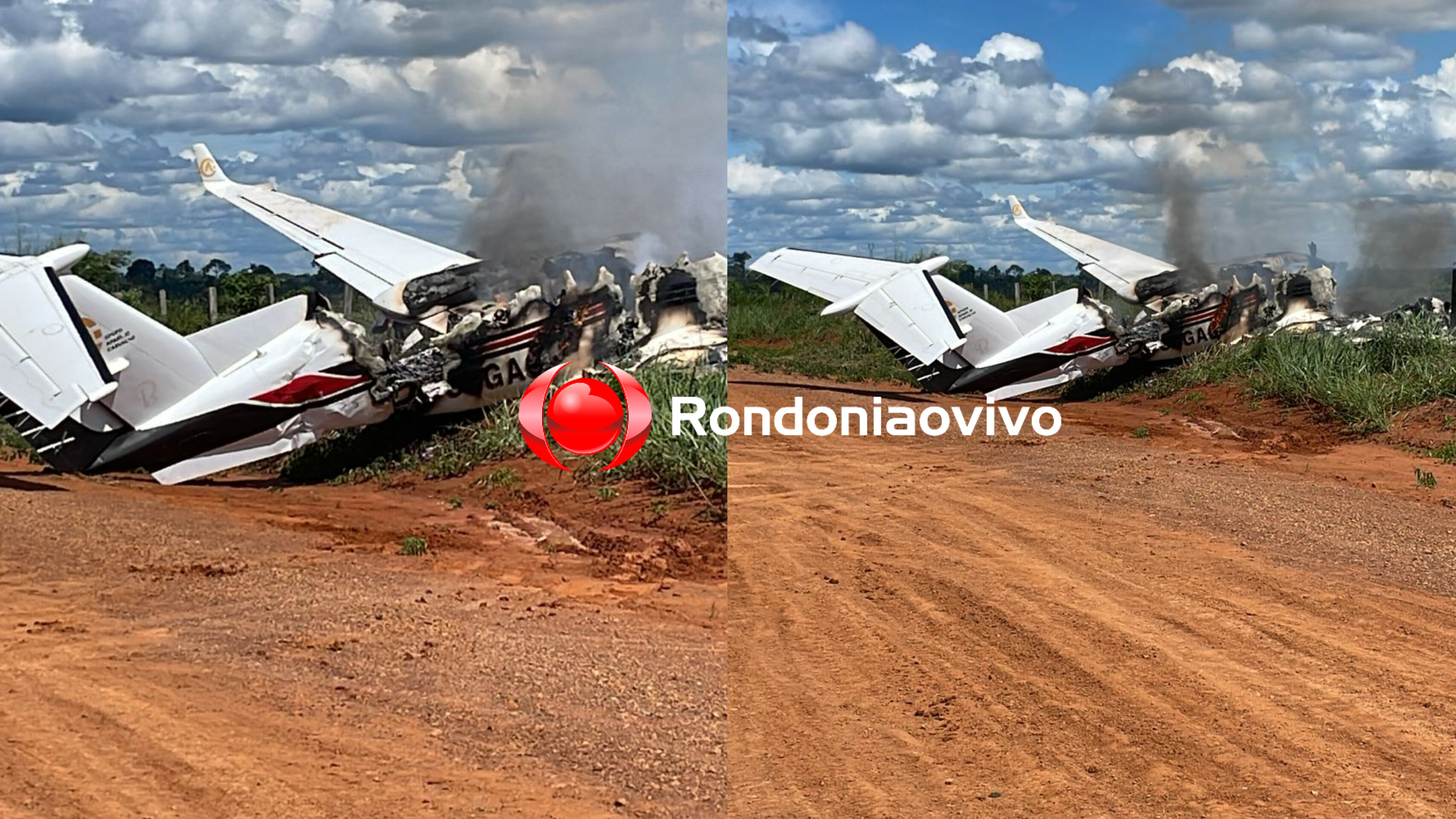 PEGOU FOGO: Aeronave com políticos teve pane mecânica e piloto fez pouso forçado 