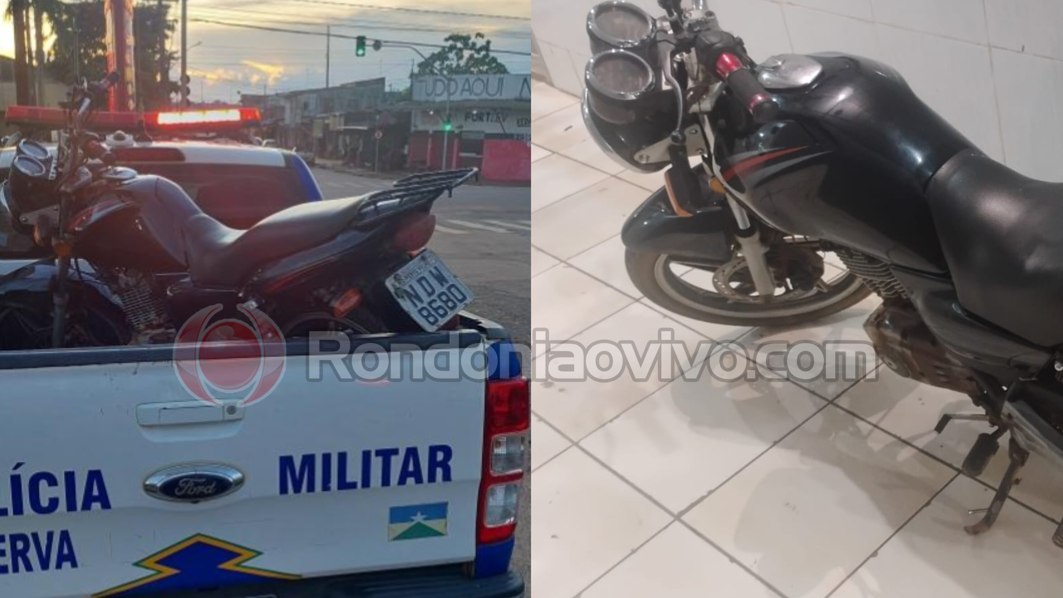 CERCADO: Policial é preso após presentear amigo com moto furtada 