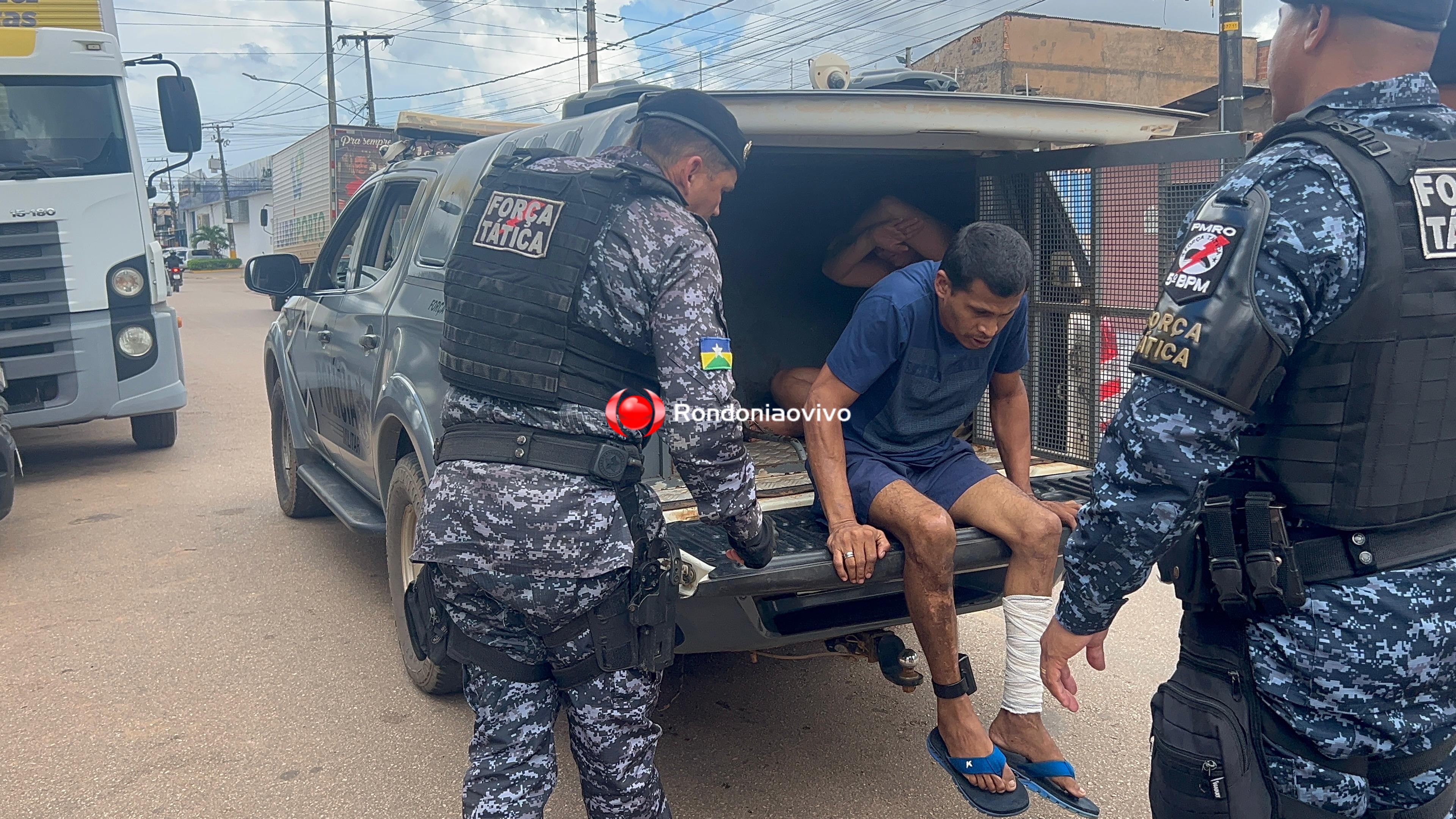 URGENTE: Equipe do sargento Machado prende casal que vendia drogas em sucataria 