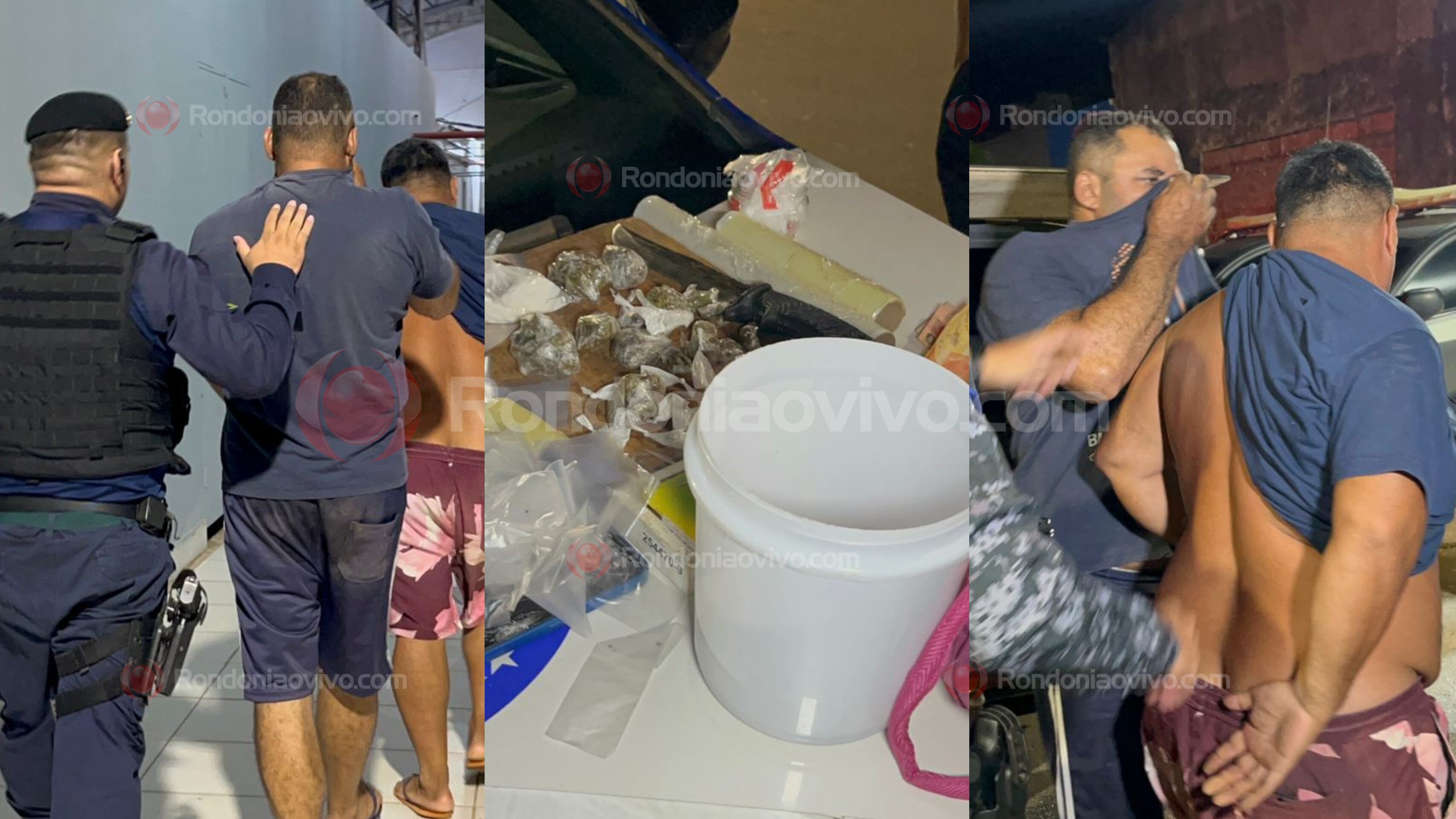 VÍDEO: Equipe do sargento Machado desarticula mais uma boca de fumo e dupla é presa