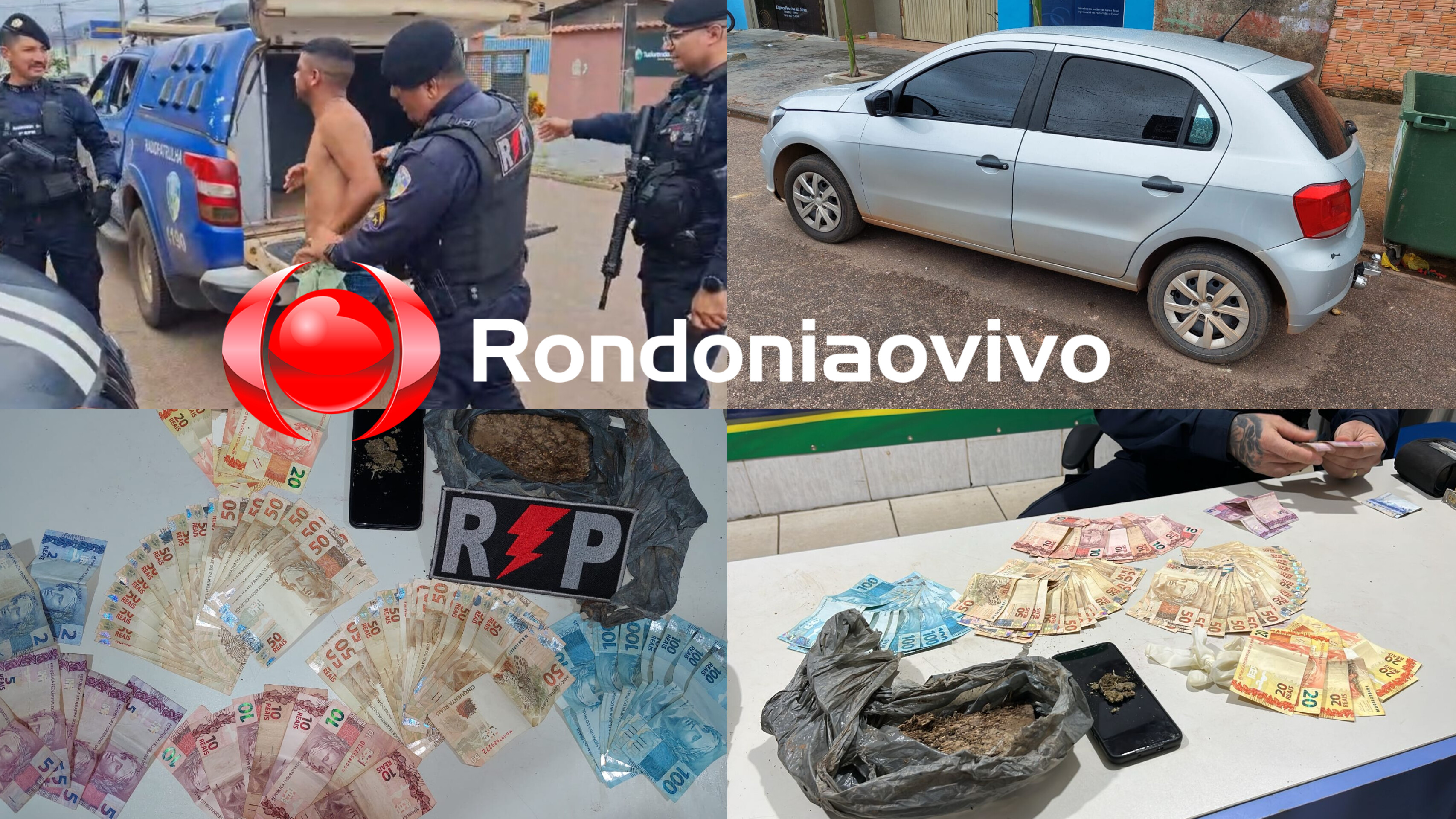 VÍDEO: Equipe do sargento Machado prende acusado de tráfico com carro adulterado 