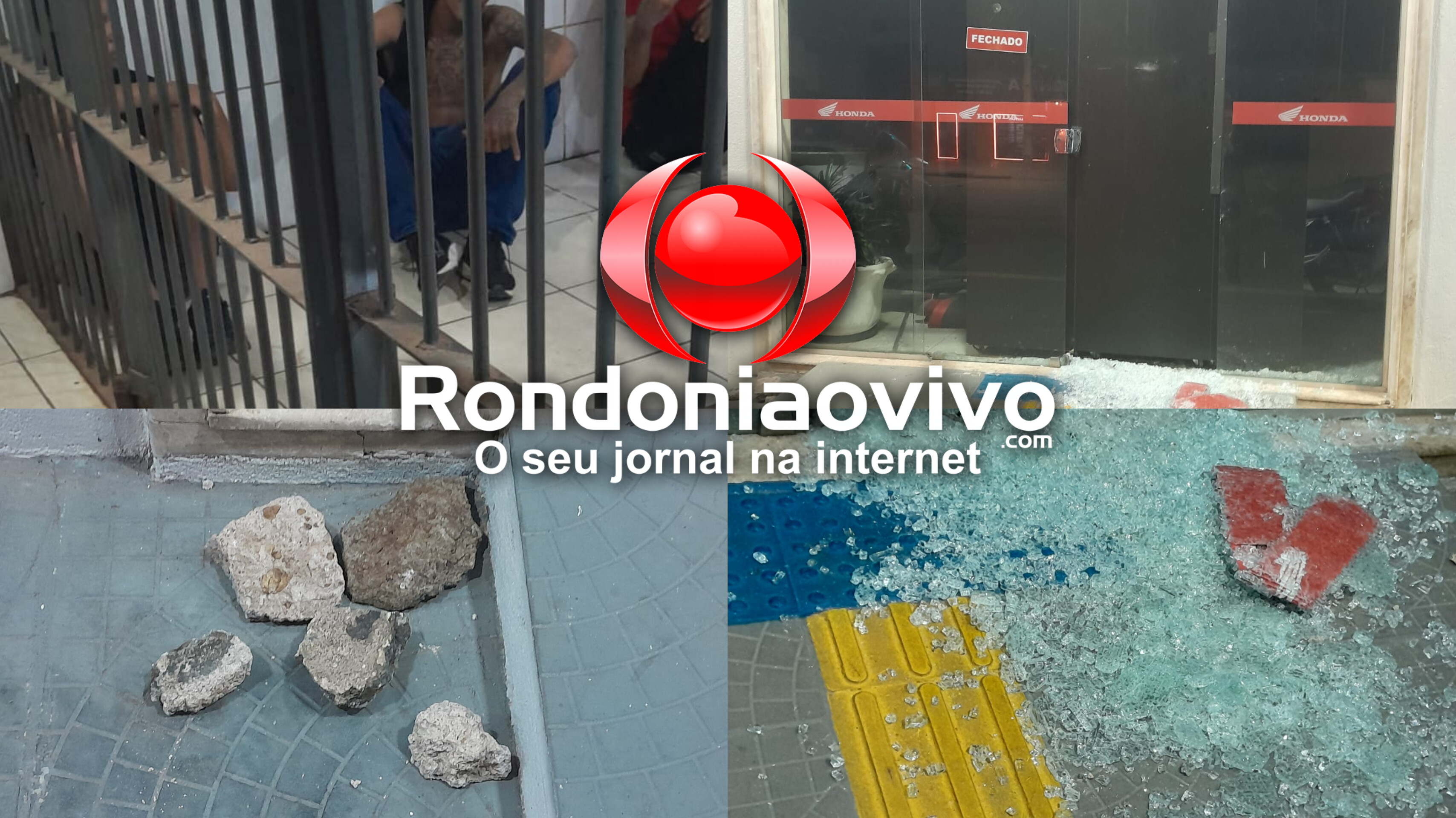 DE NOVO: Trio é flagrado furtando motos na loja Rodão Motos