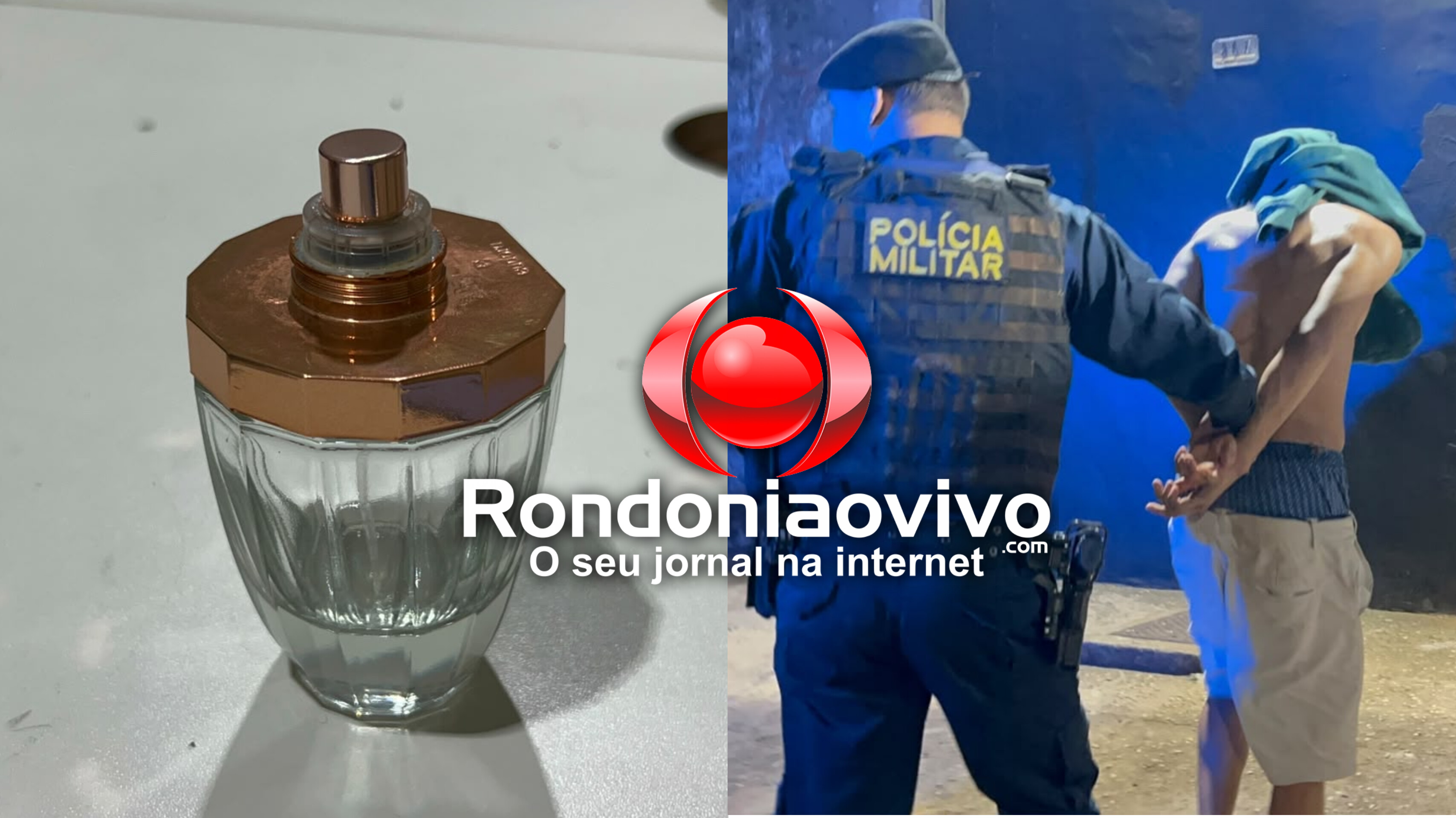 TRAPALHÃO: Apenado furta perfume, descobre que estava vazio e vai parar na delegacia