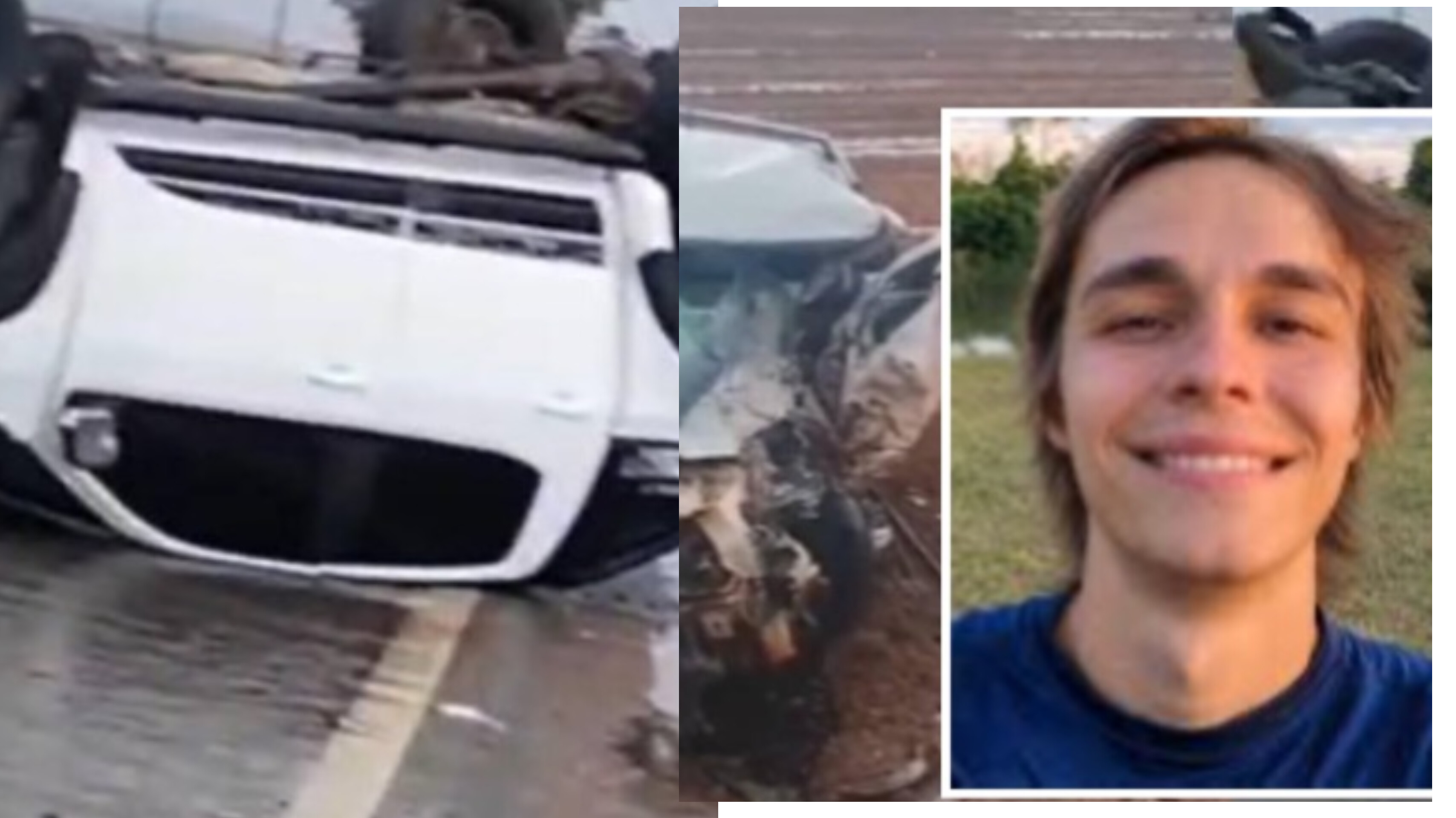 COLISÃO FRONTAL: Jovem morre após forte batida de frente entre veículos