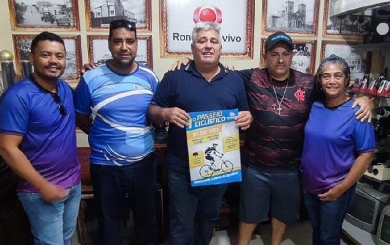 NO FERIADO: Sindeprof realiza I Passeio Ciclístico com presença de ciclista do 'Flamarzico'