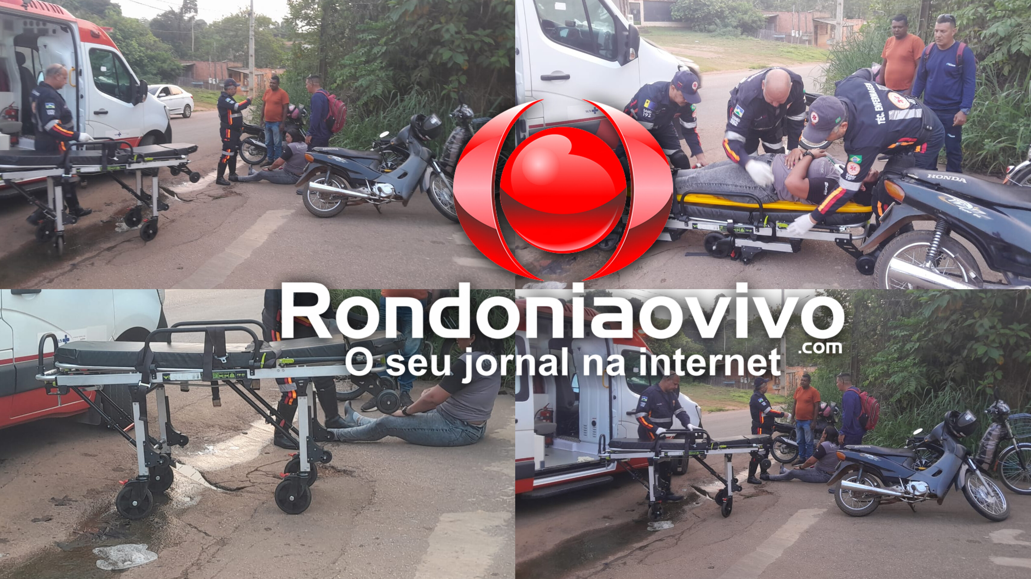 URGENTE: Motociclista foge após atropelar mulher em bicicleta elétrica na Calama