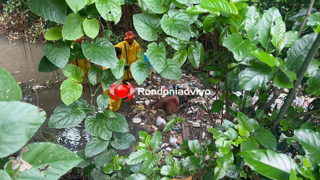 URGENTE: Bombeiros encontram corpo de homem em córrego na zona Leste