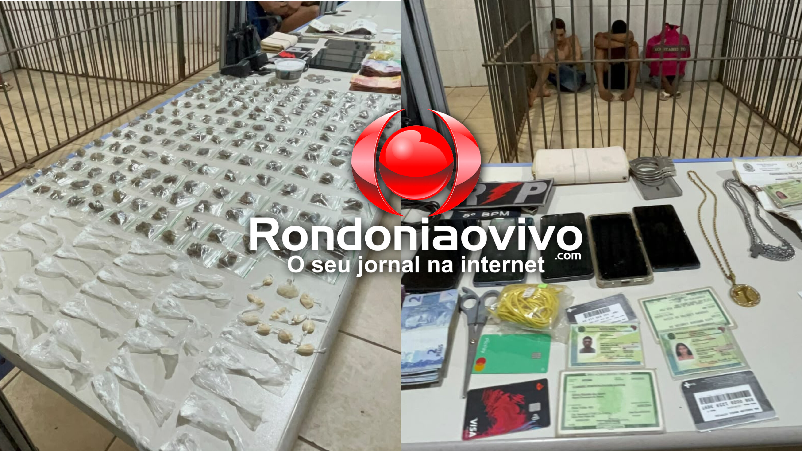 OPERAÇÃO: PM fecha 'Boca do L7' e cinco pessoas são detidas