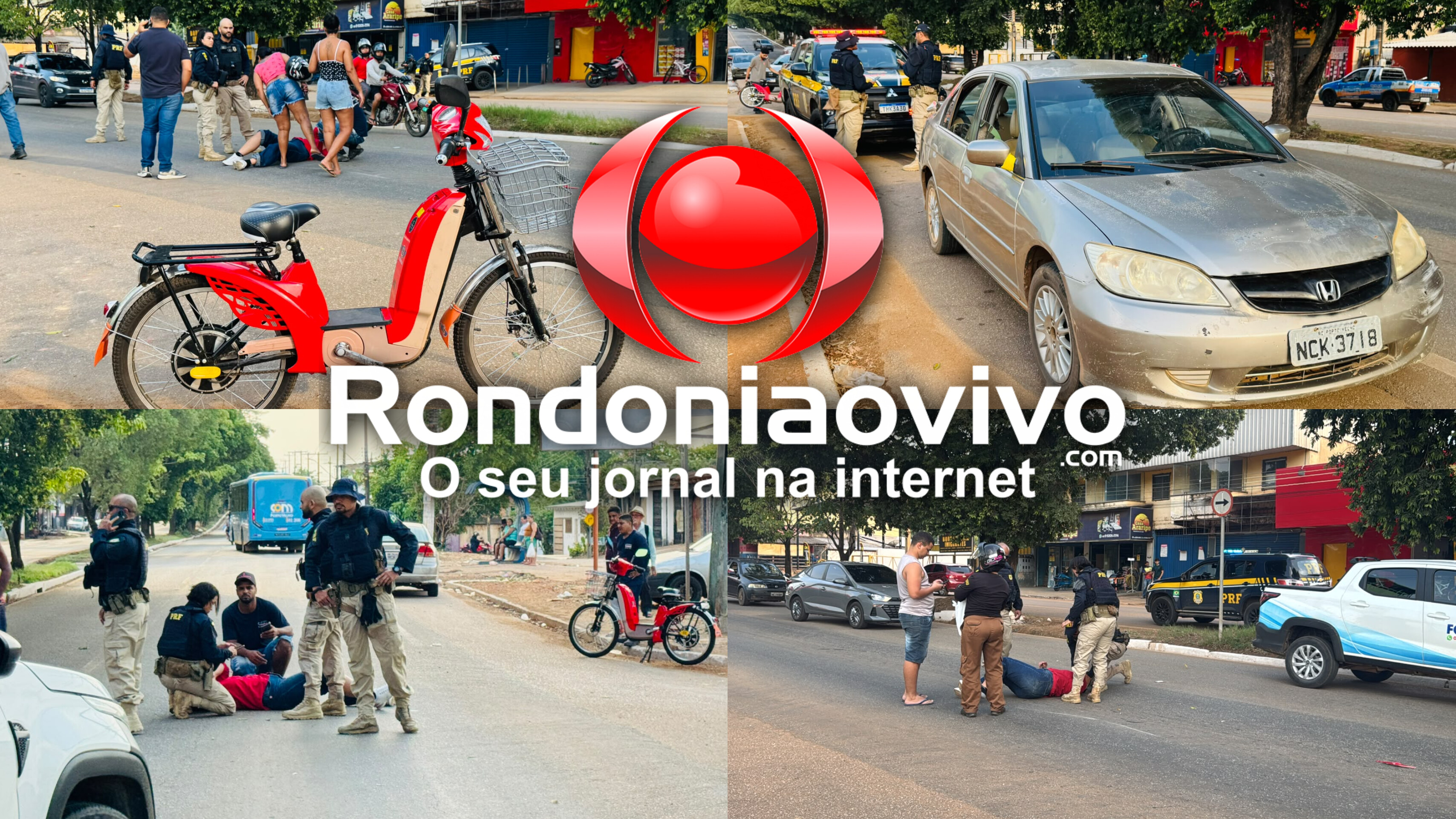 NA IMIGRANTES: Funcionária de supermercado em bike fica ferido em colisão frontal com carro 
