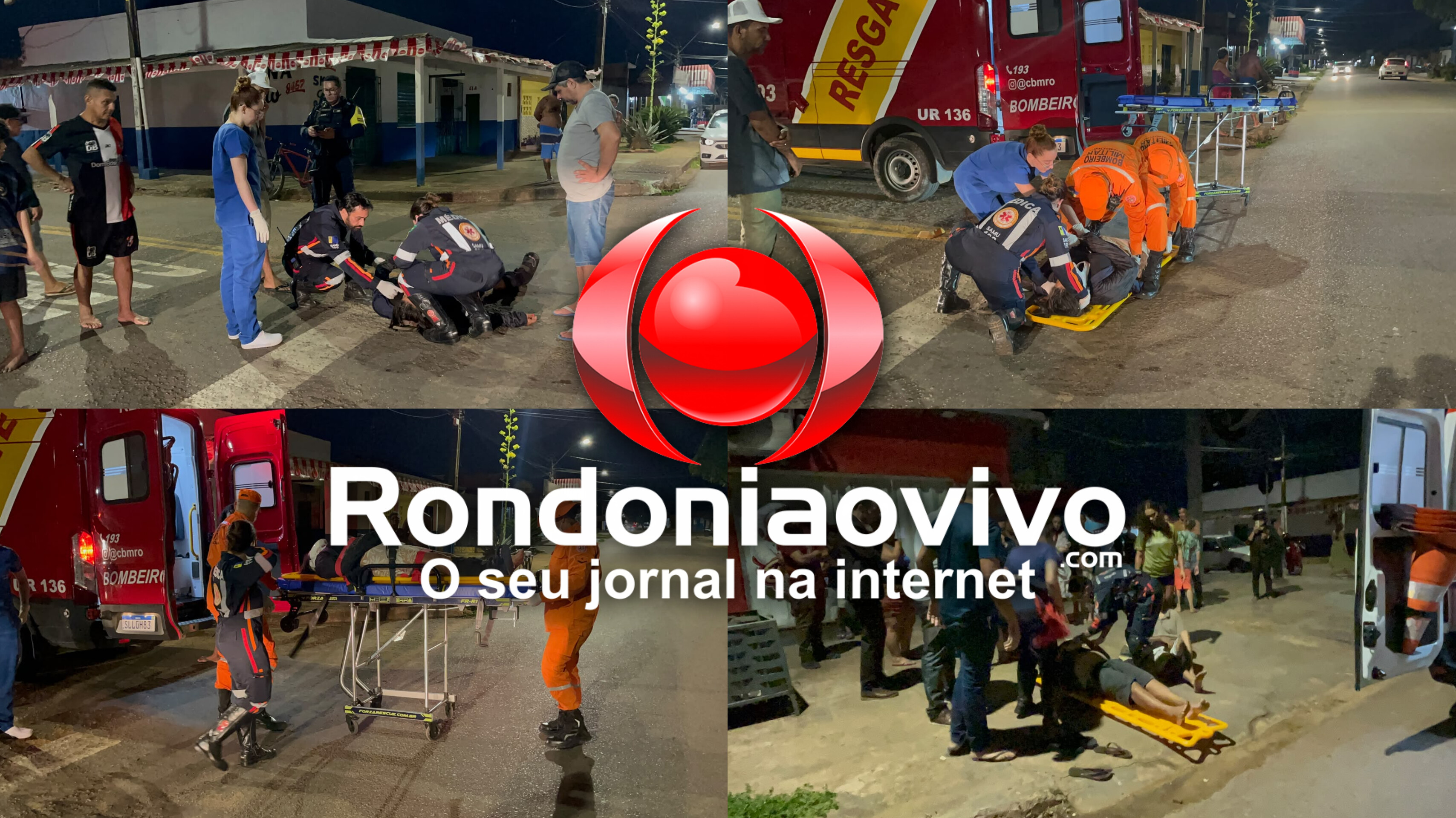 URGENTE: Três pessoas ficam feridas após grave colisão na Rio de Janeiro