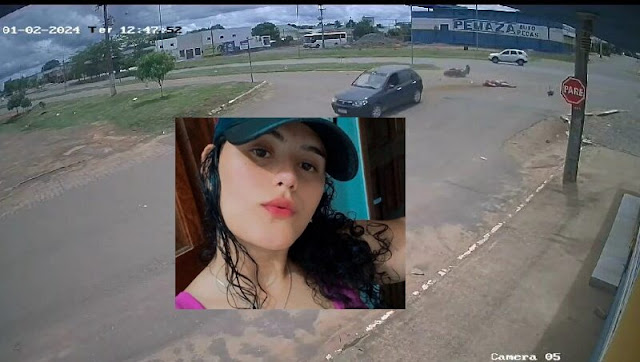 TRÁGICO: Vídeo mostra o grave acidente que levou a morte da jovem Ana Beatriz