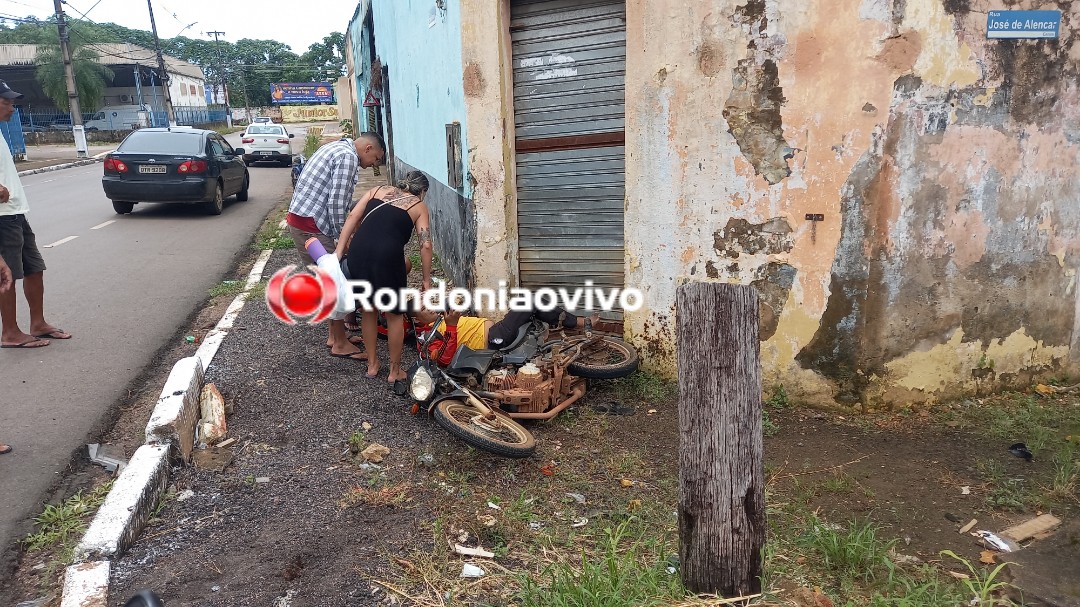 VÍDEO: Motorista avança preferencial e provoca grave acidente com motociclista