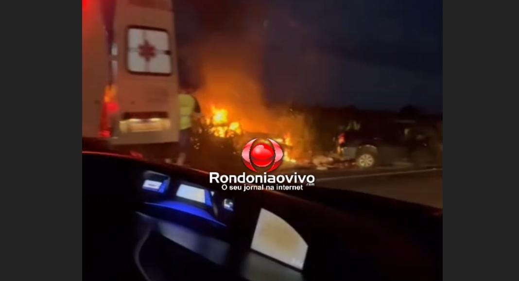 VÍDEO: Três funcionários da Nova 364 e idoso sofrem grave acidente na BR