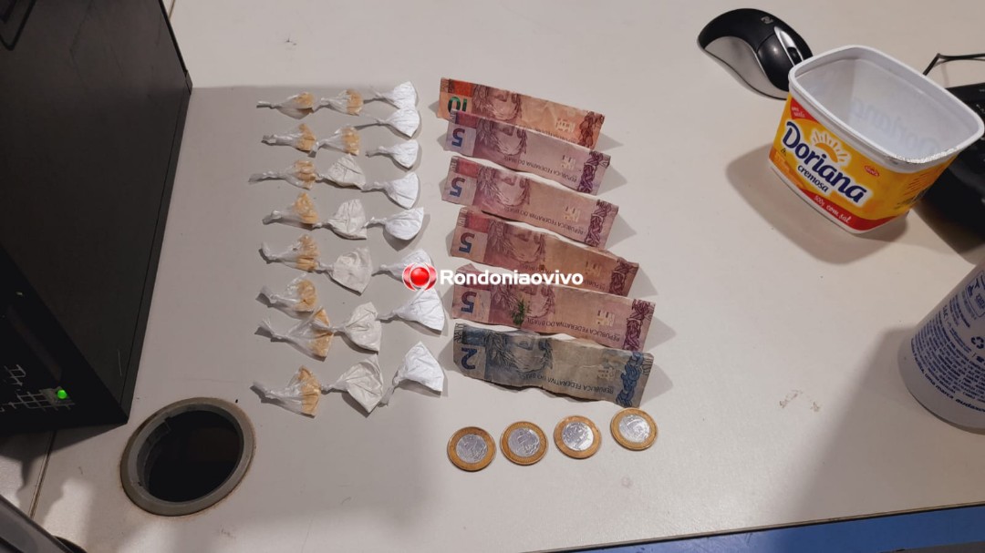 TRAFICANTE: PM prende homem acusado de vender drogas próximo de escola