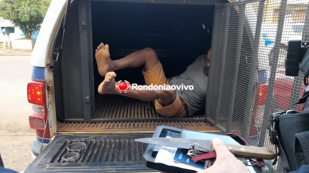 VIOLÊNCIA: Homem é morto a facadas e PM prende acusado na zona Leste