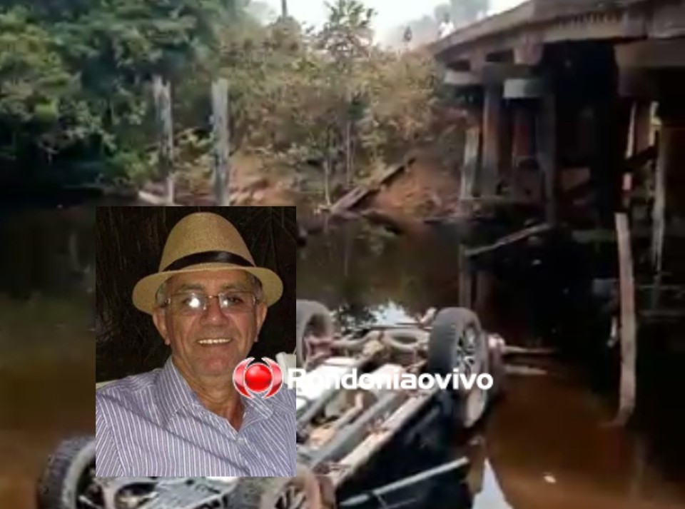FATAL: Empresário de Rondônia morre após veículo cair de ponte no Amazonas 