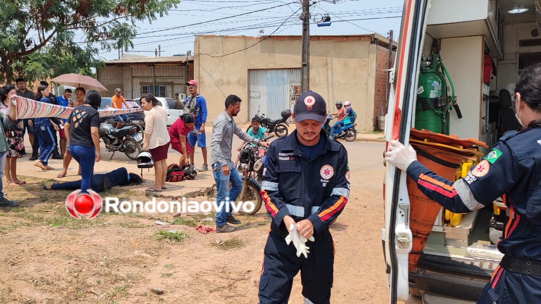 MOTORISTA FUGIU: Crianças ficam gravemente feridas em acidente após saírem da escola