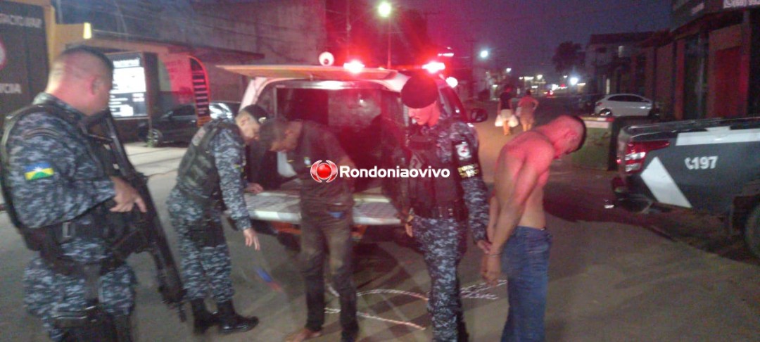 IDENTIFICADOS: Ladrão é baleado e apenados presos após fuga e troca de tiros com policial