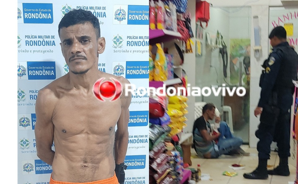 AMARRADO: Ladrão é desarmado e espancado após tentar roubar Pet Shop