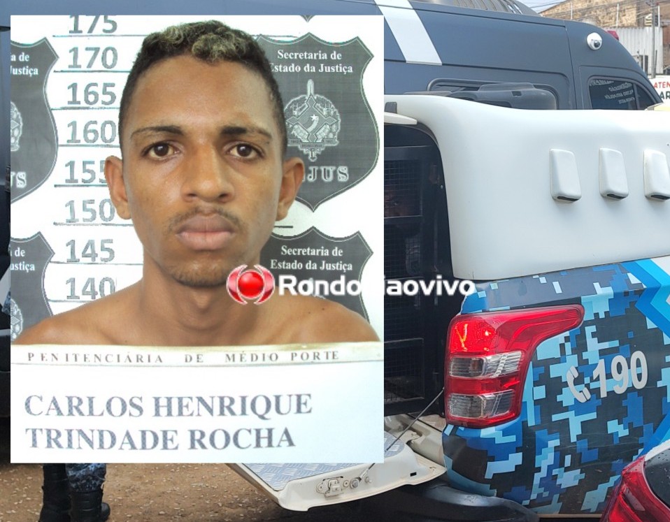 CERCO: Polícia atira após apenado sacar arma durante perseguição na zona Leste