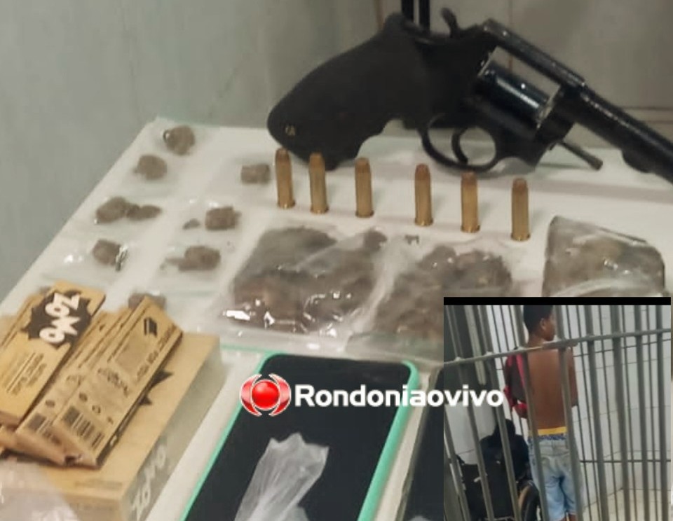 REINCIDÊNCIA: Cadeirante armada é presa acusada de comandar boca de fumo 