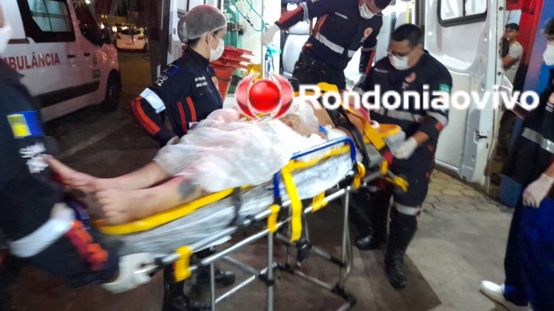 MULHER REAGIU: Homem é esfaqueado e preso após agredir esposa e enteado em residência 