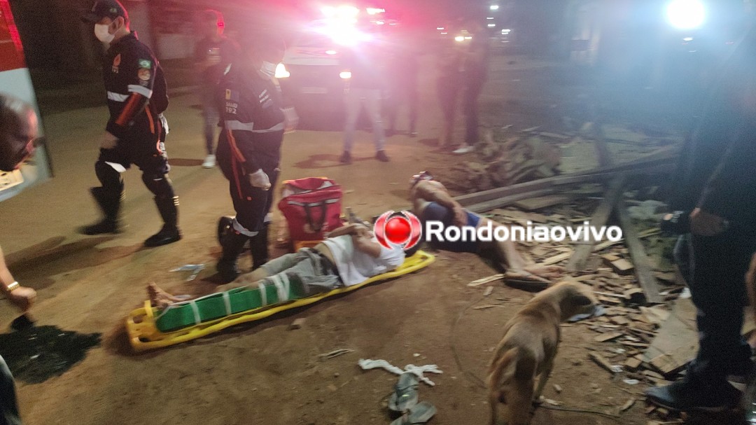 VÍDEO: Duas pessoas ficam gravemente feridas em acidente entre carro e moto 