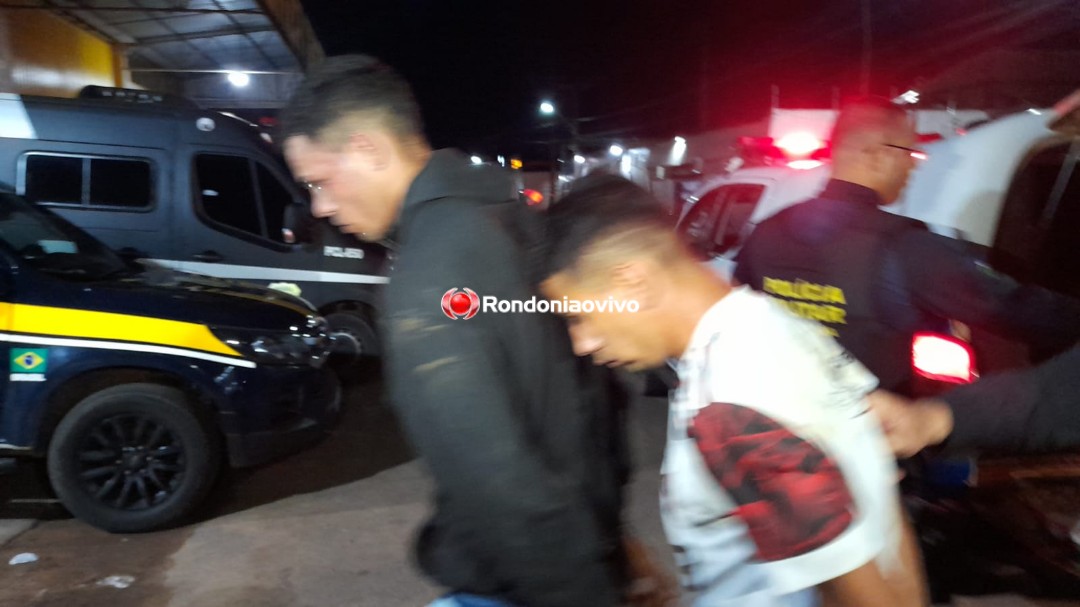 MORTE EVITADA: Foragido do '603' e comparsa são presos com pistola indo atacar rivais 