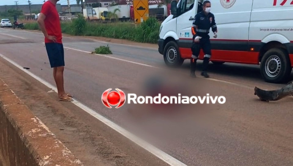 ATROPELADO: Motociclista tem perna amputada em grave acidente na BR-364 