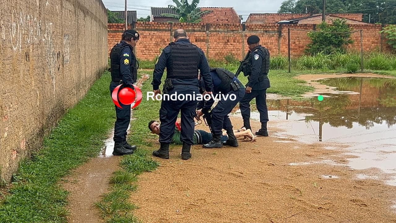 URGENTE: Polícia prende apenado acusado de atirar na vizinha