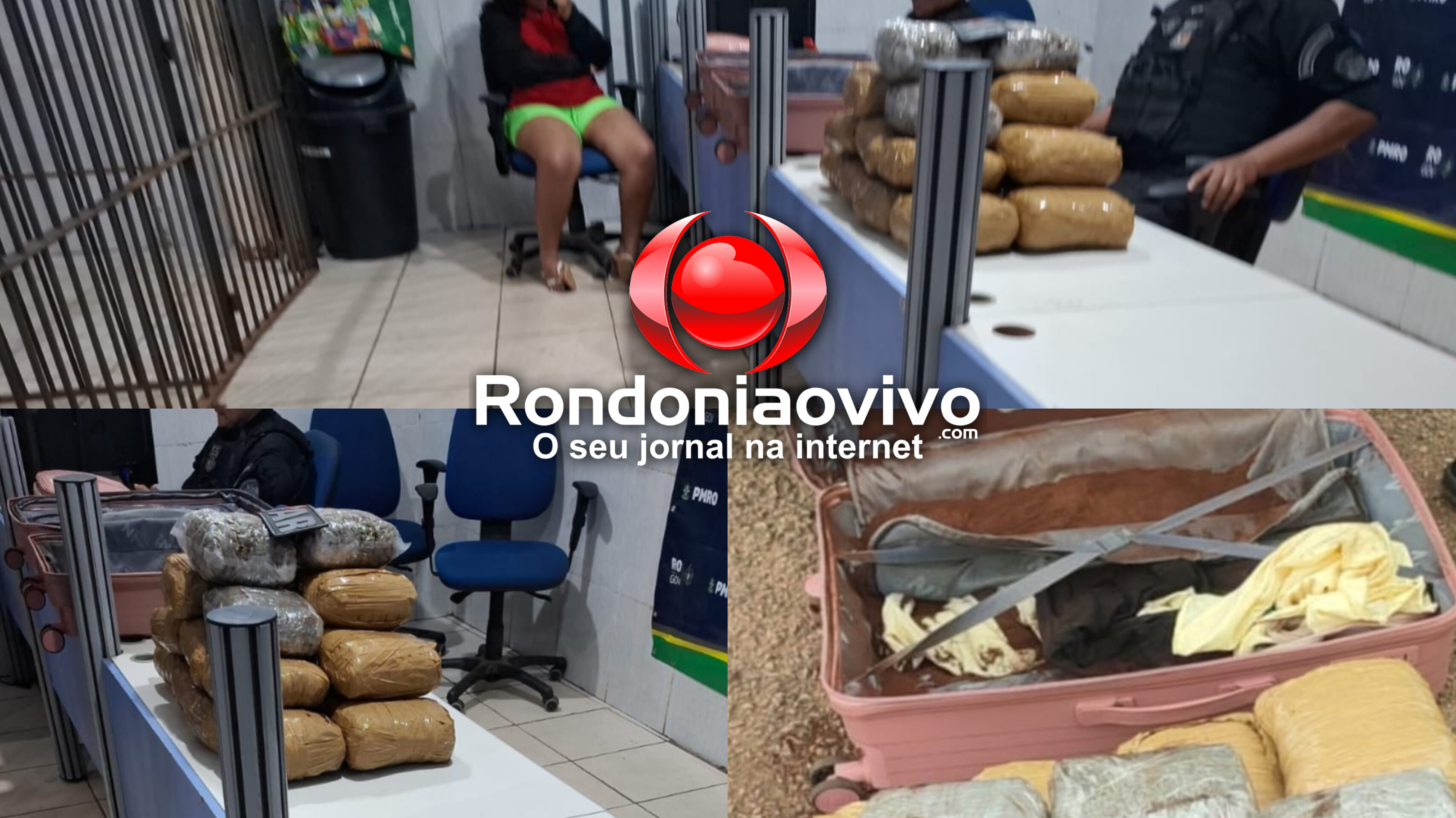 NA BR-364: Garota de 16 anos é flagrada com mais de 20 quilos de drogas