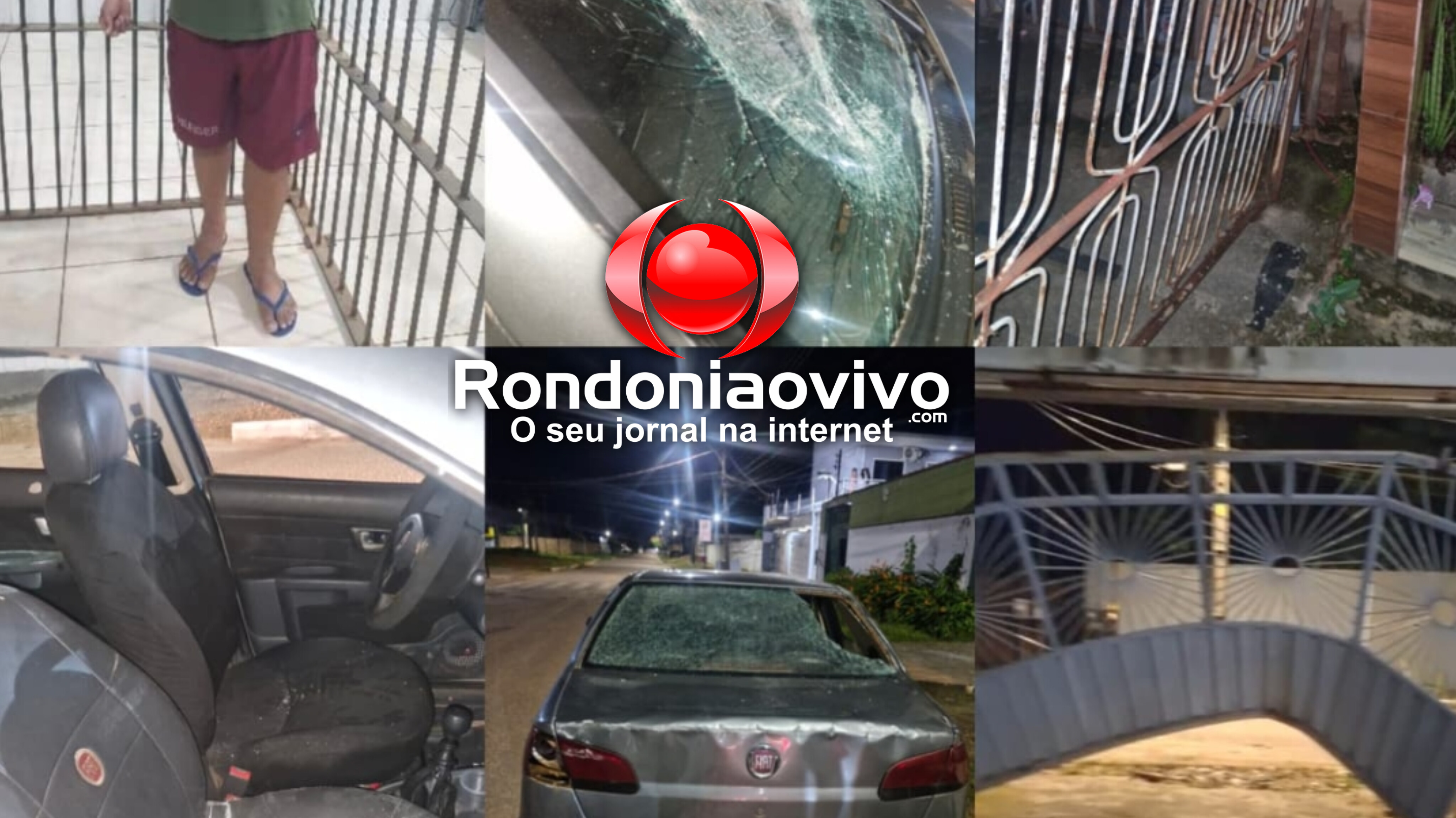 ALUCINADO: Homem rouba carro da mãe, causa destruição em casas de familiares e é preso