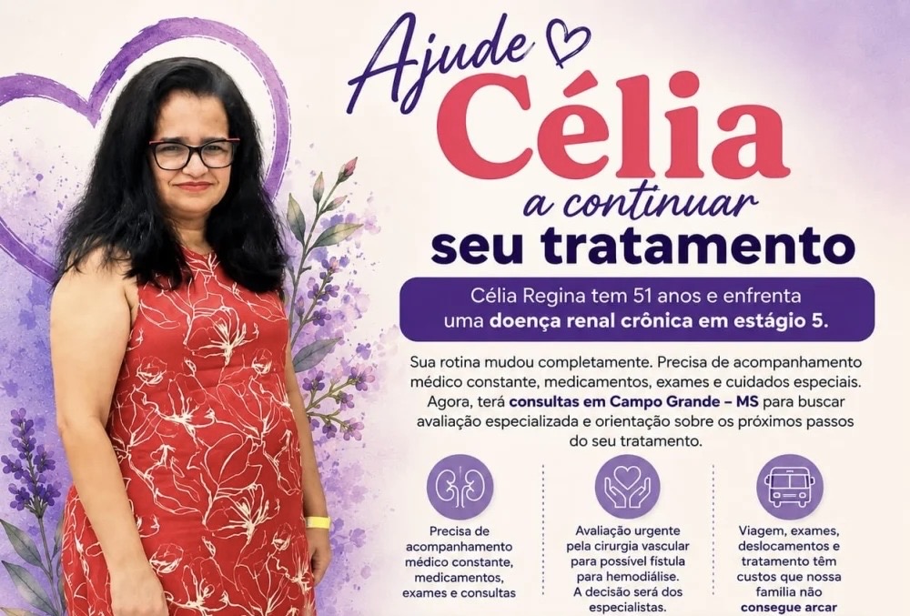 AJUDE: Moradora de Vilhena com doença renal busca ajuda para tratamento