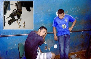 Polícia prende dupla com revolver calibre 38 e evita mais um homicídio