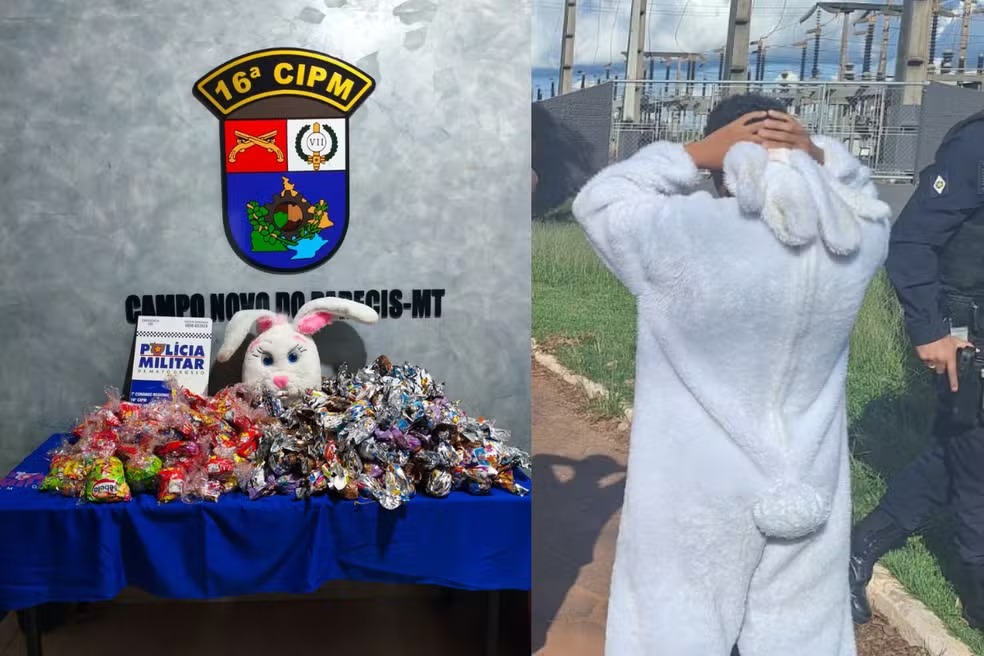OVOS RECHEADOS?: Comando Vermelho usa 'Coelho da Páscoa' para aliciar crianças em MT