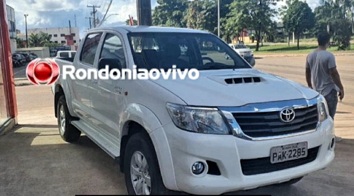 ONDA DE ASSALTOS: Bandidos rendem vítima e roubam mais uma caminhonete em Porto Velho