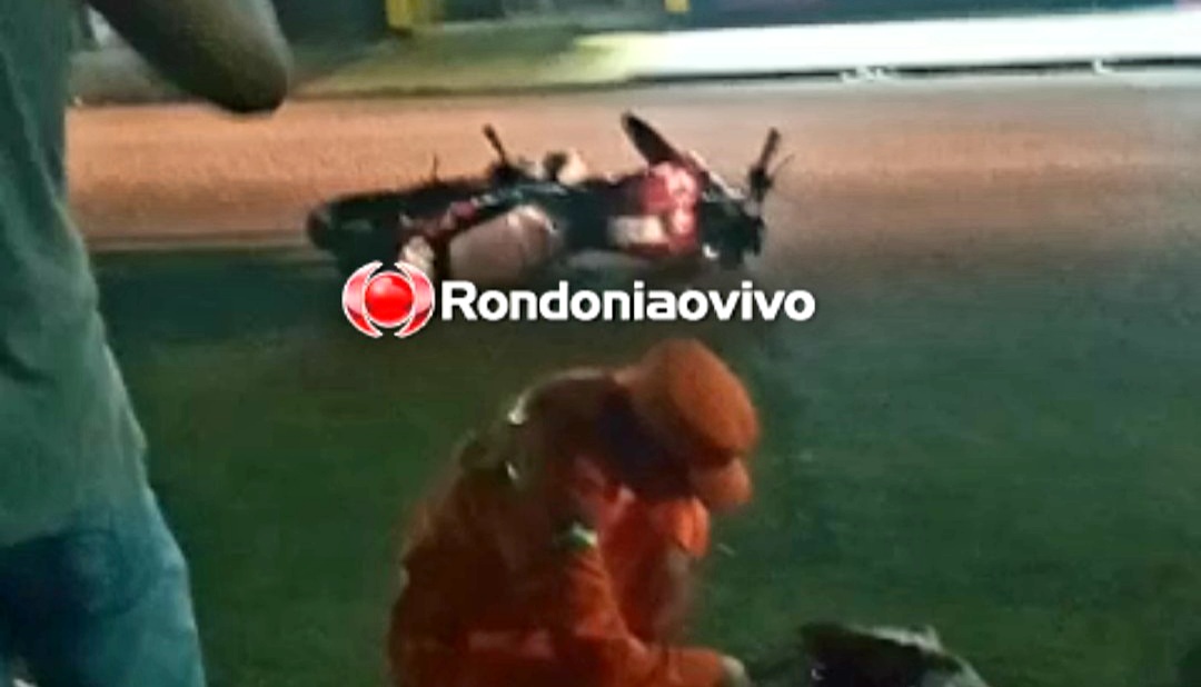 TRAGÉDIA: Homem morre após grave colisão frontal entre motocicletas no Centro