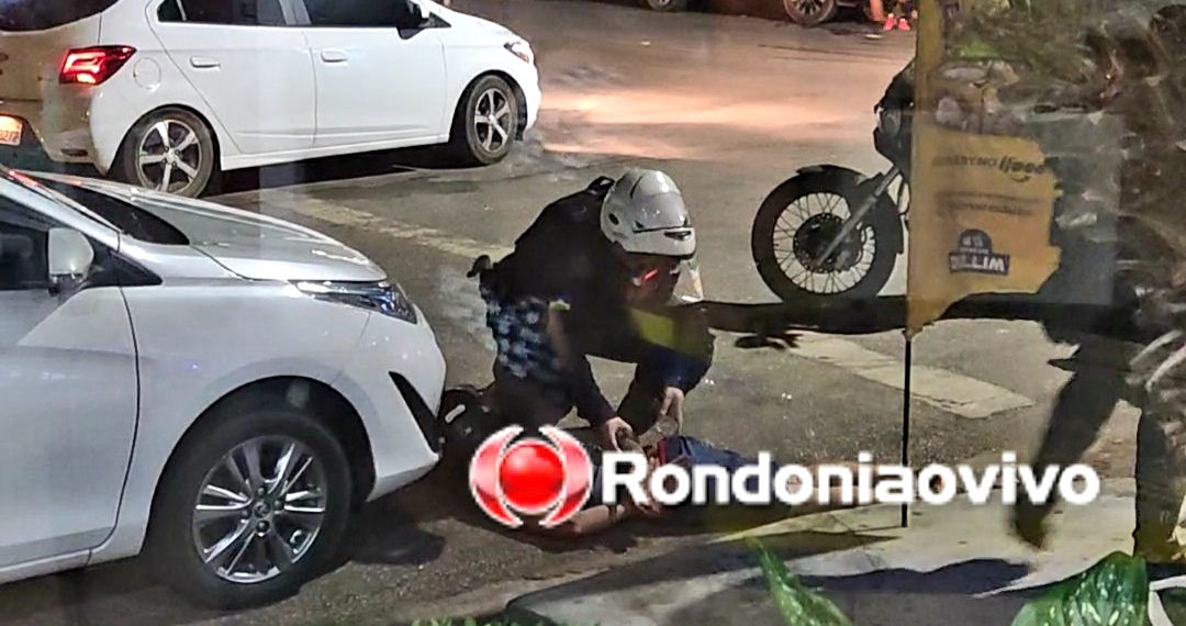 APÓS ROUBO: Fuga, perseguição e tiroteio acaba com ladrão baleado no Centro