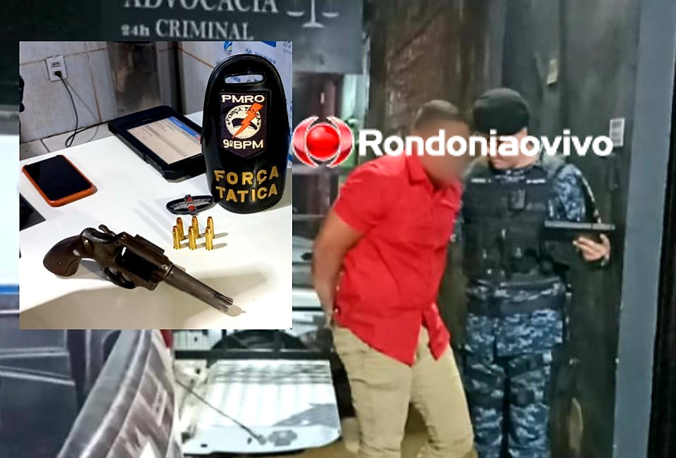 'NÃO APANHEI': Homem é preso armado após tentar proteger irmã de agressão do marido 