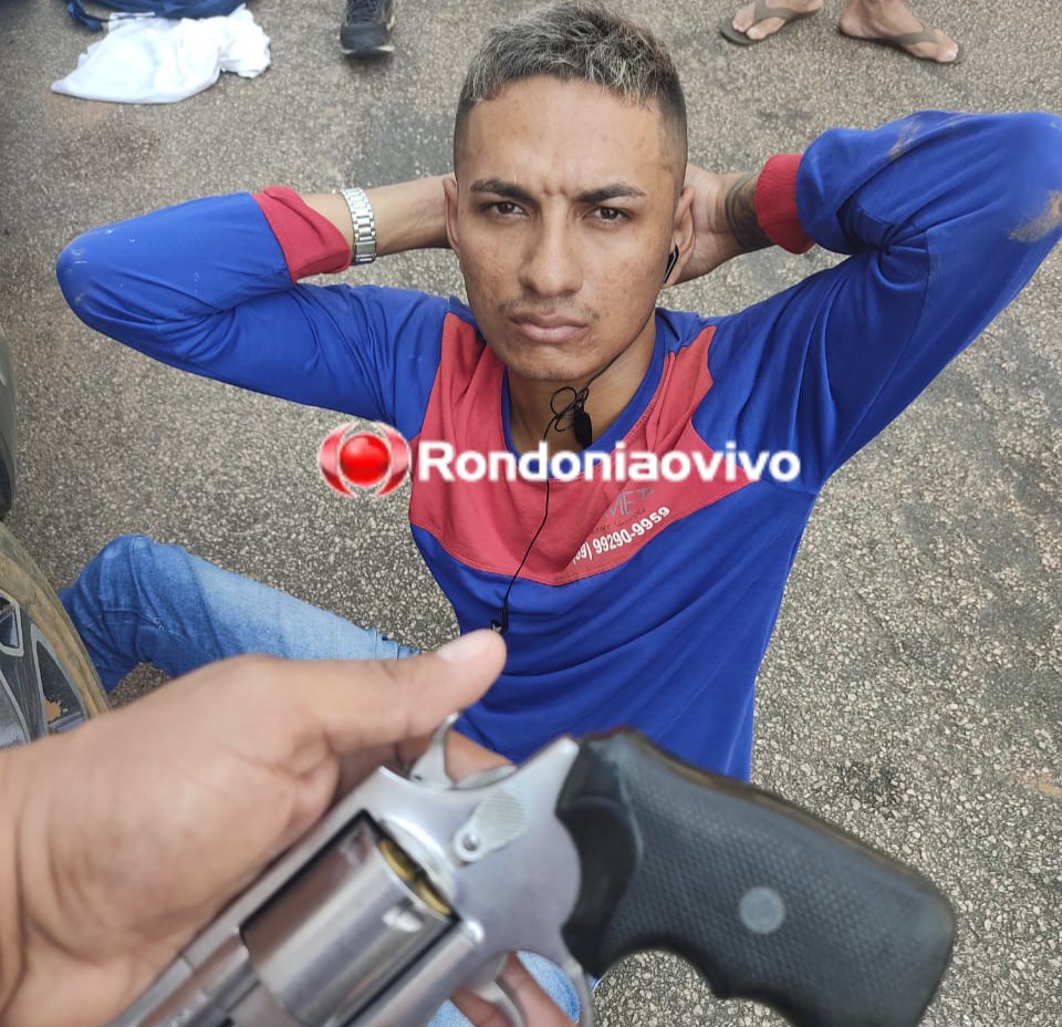 NO CENTRO: Policial militar de folga flagra roubo e prende assaltante armado